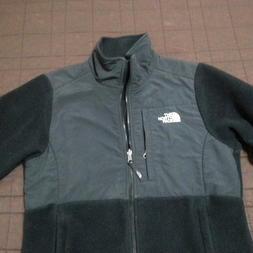 The North Face Jacket Fleece Polartek Women's Medium Black/ Gray /Charcoal - Picture 4 of 16
